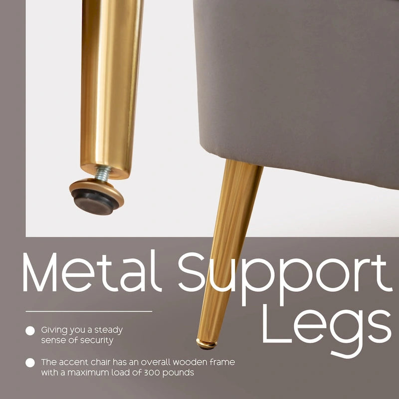 Fauteuil à oreilles moderne capitonné