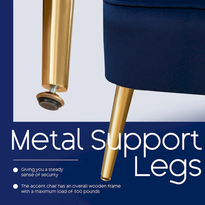 Fauteuil à oreilles moderne capitonné