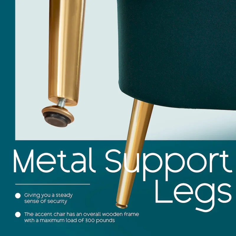 Fauteuil à oreilles moderne capitonné