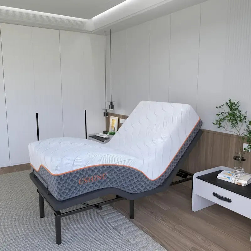 Cadre de lit réglable avec massage