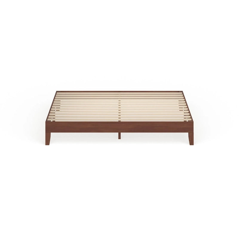 Lit plateforme de luxe 12 pouces en bois format très grand lit