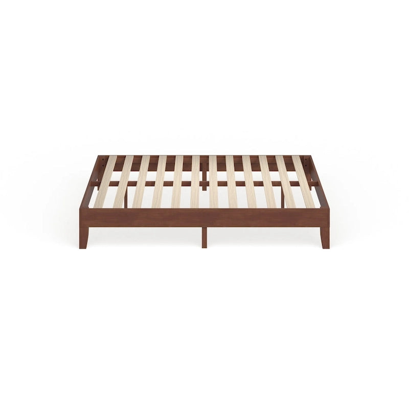 Lit plateforme de luxe 12 pouces en bois format très grand lit