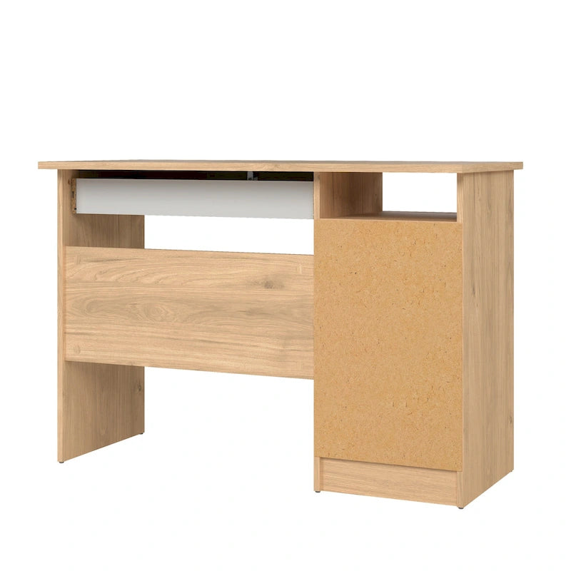 Bureau d'ordinateur avec 4 tiroirs et étagère ouverte