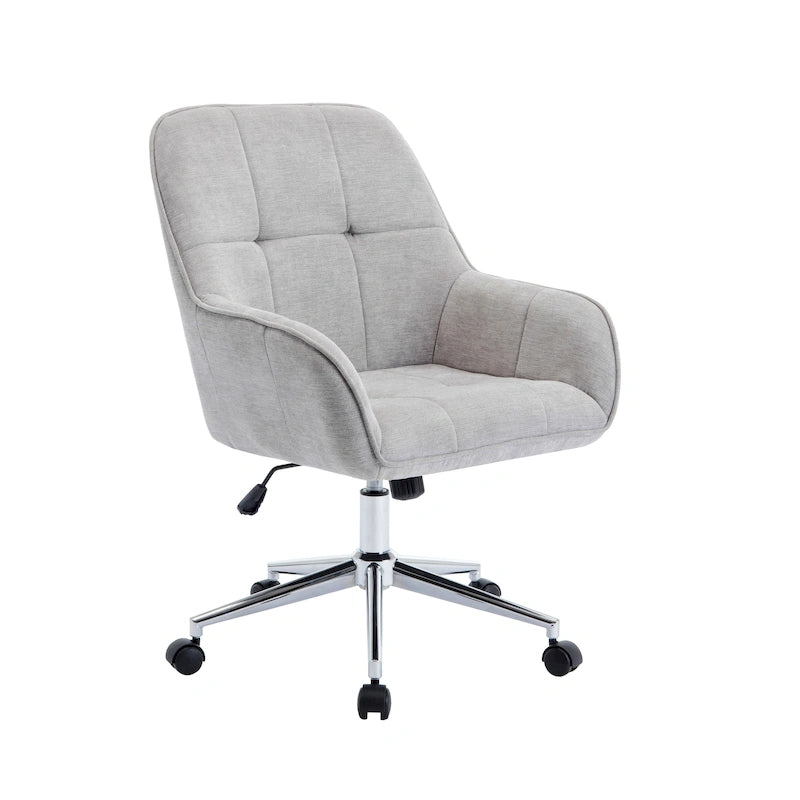 Chaise de bureau à domicile avec accoudoirs, réglable en hauteur