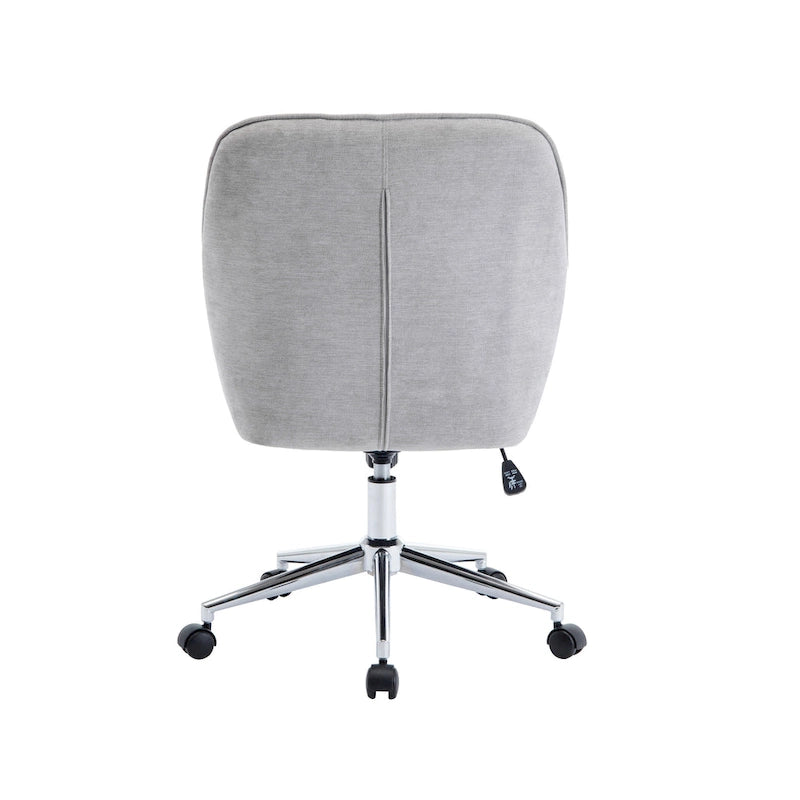 Chaise de bureau à domicile avec accoudoirs, réglable en hauteur