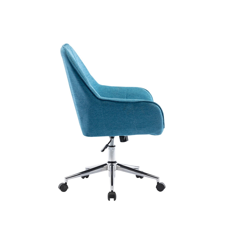 Chaise de bureau à domicile avec accoudoirs, réglable en hauteur