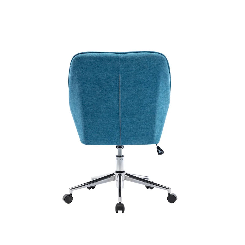 Chaise de bureau à domicile avec accoudoirs, réglable en hauteur