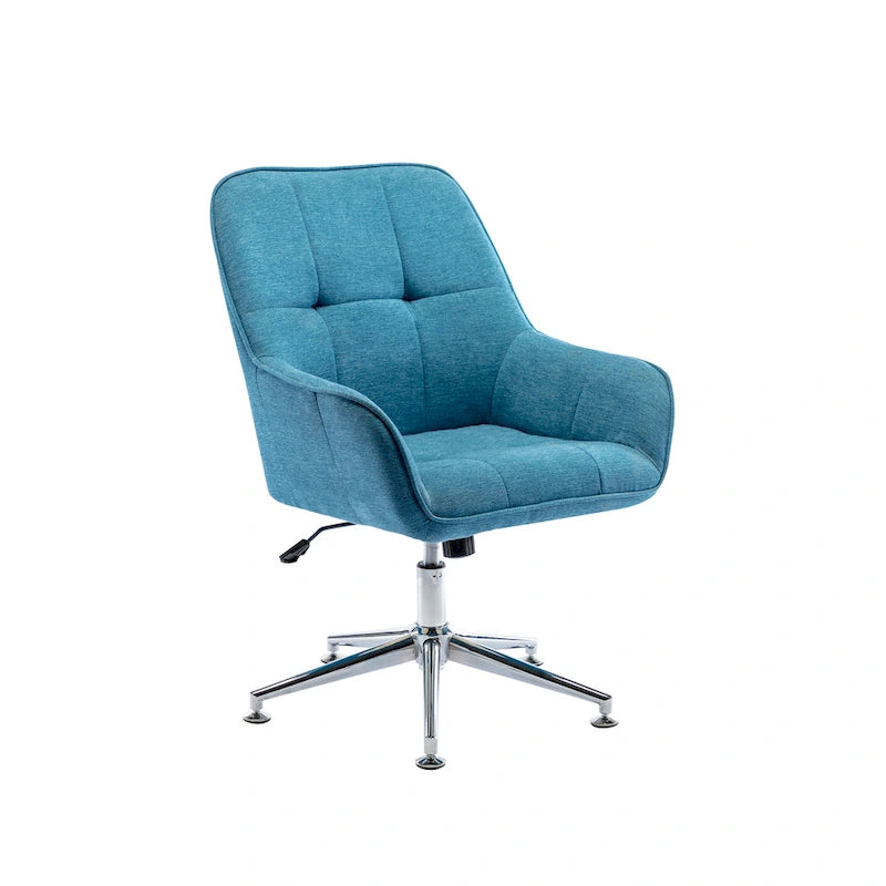 Chaise de bureau à domicile avec accoudoirs, réglable en hauteur