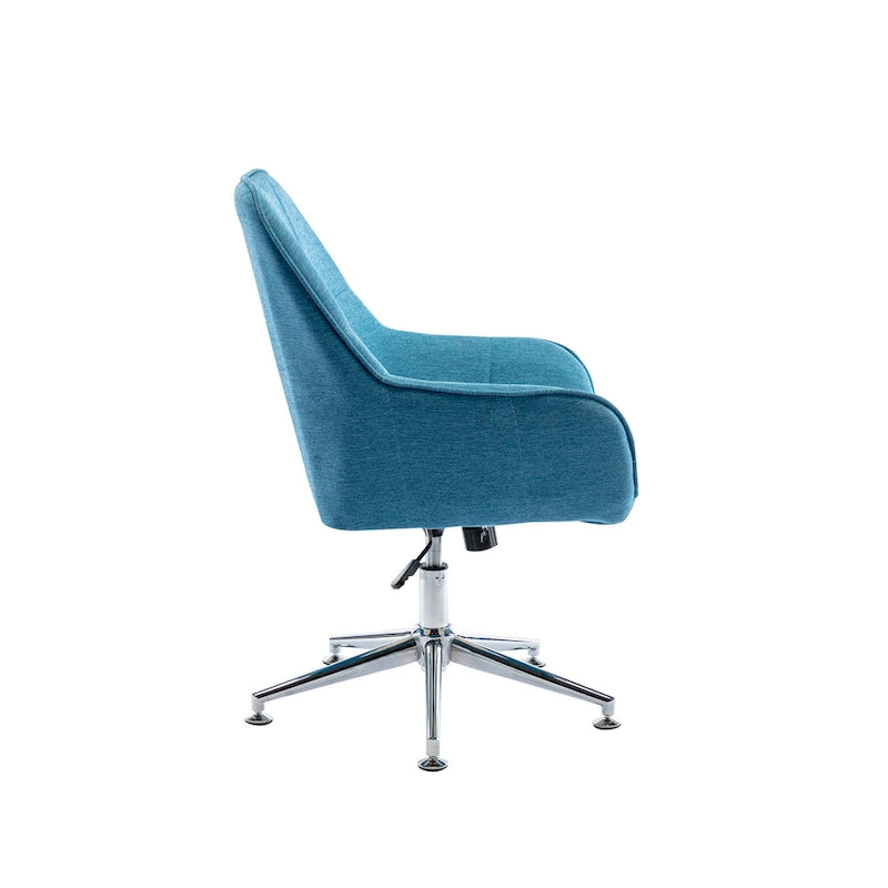 Chaise de bureau à domicile avec accoudoirs, réglable en hauteur