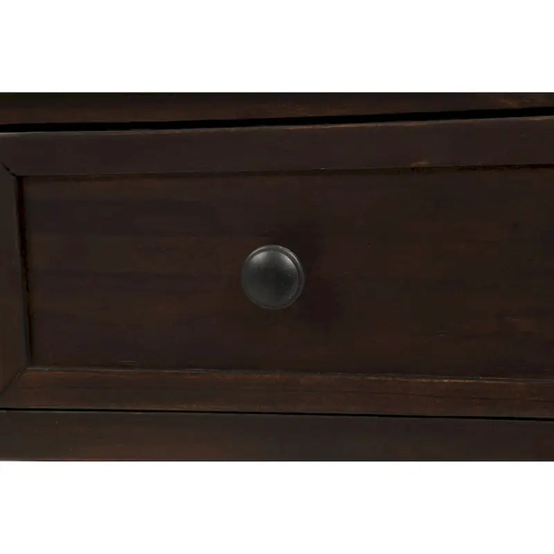 Console 2 tiroirs avec étagère inférieure