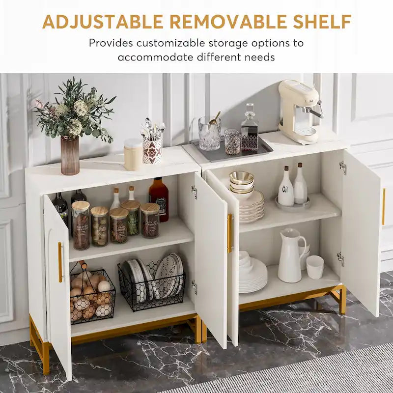 Buffet de salle à manger avec portes et rangement