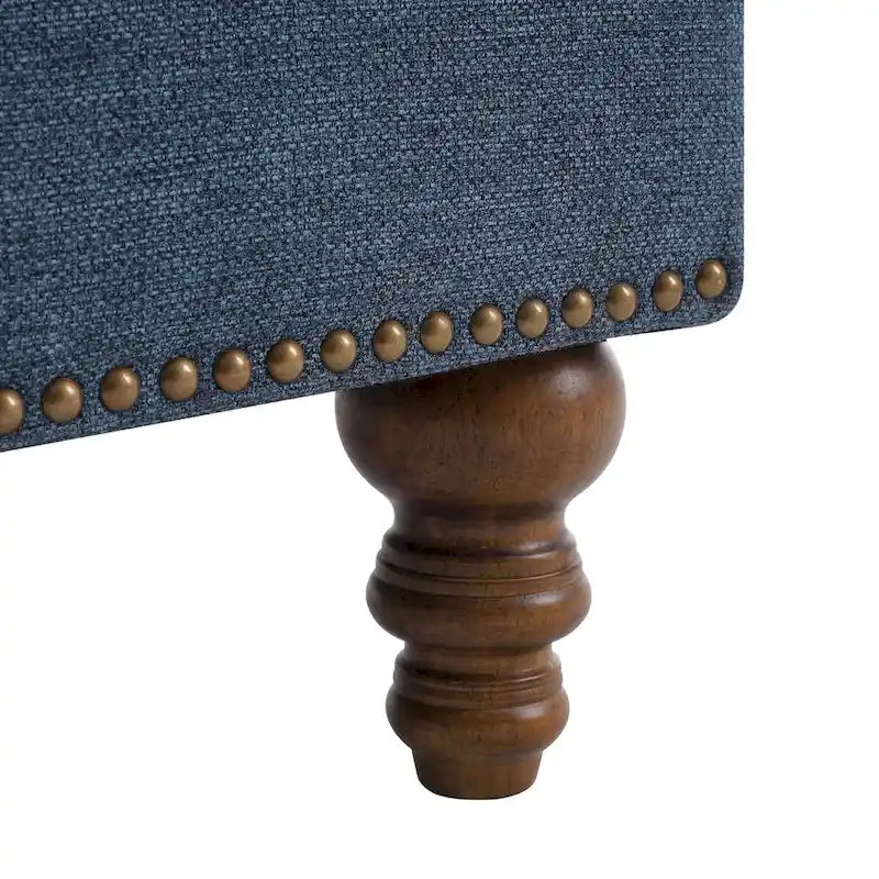 Fauteuil d'appoint moderne avec accoudoirs, rembourré, avec cadre en bois massif et coussin lombaire