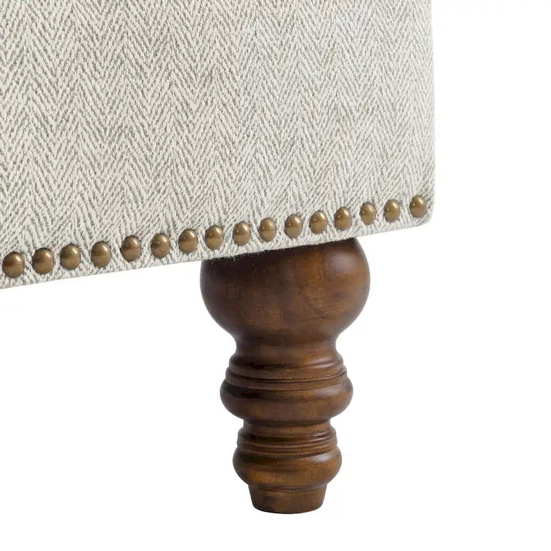 Fauteuil d'appoint moderne avec accoudoirs, rembourré, avec cadre en bois massif et coussin lombaire