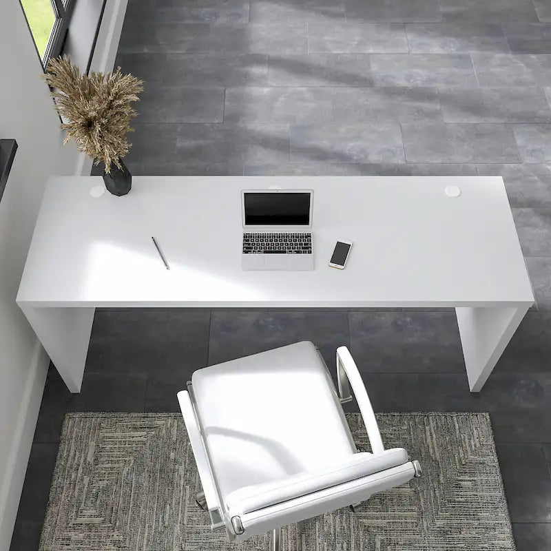Bureau d'ordinateur de 72 pouces de largeur