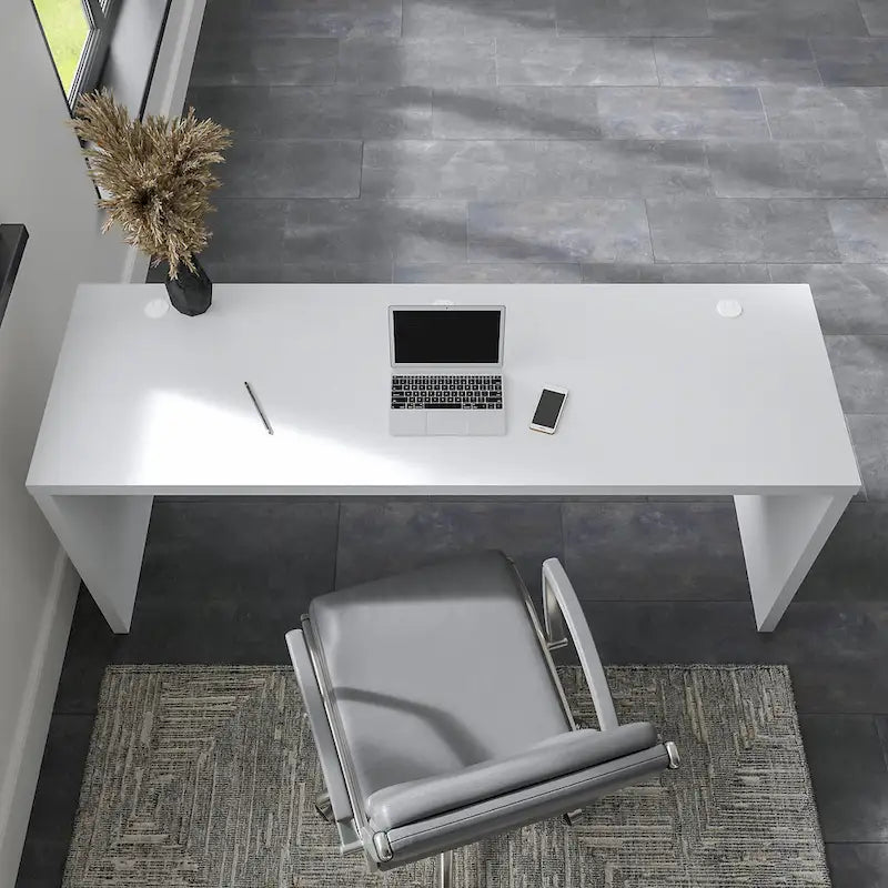 Bureau d'ordinateur de 72 pouces de largeur