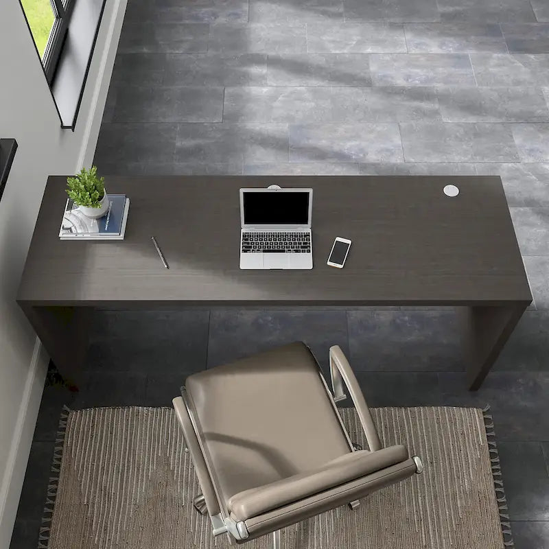 Bureau d'ordinateur de 72 pouces de largeur